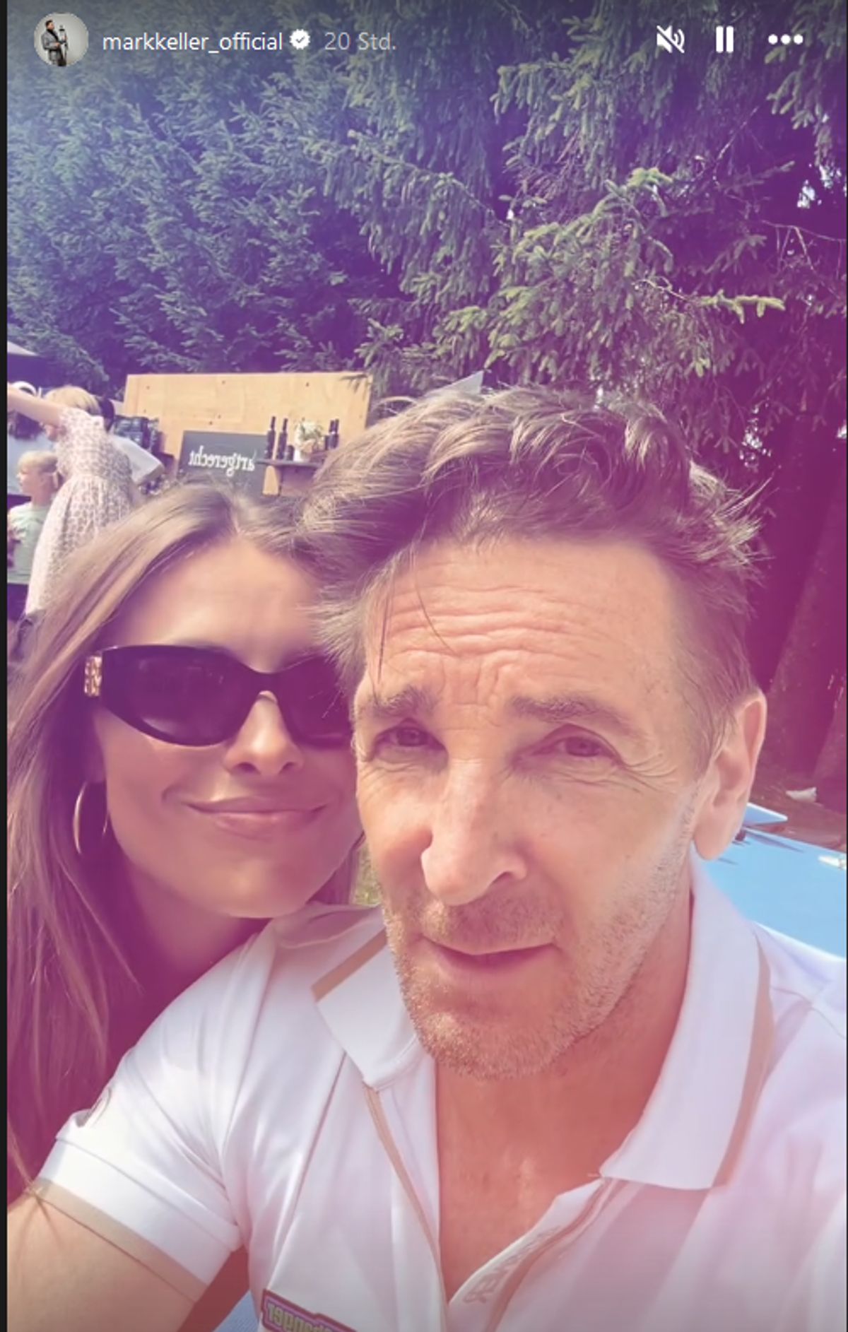 Sophia Thomalla und Mark Keller freuen sich über das Bergdoktor-Wiedersehen.