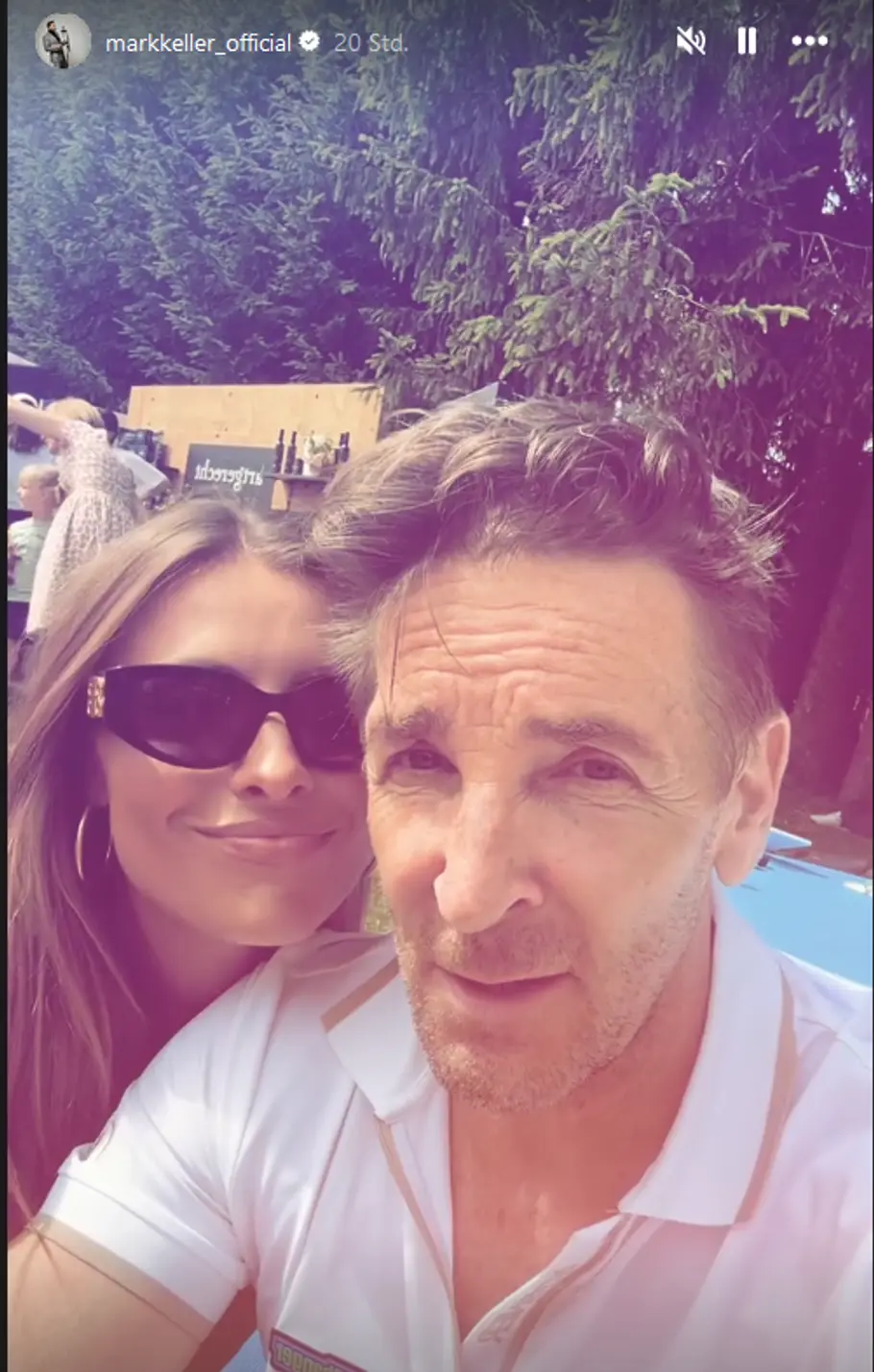 Sophia Thomalla und Mark Keller freuen sich über das Bergdoktor-Wiedersehen.