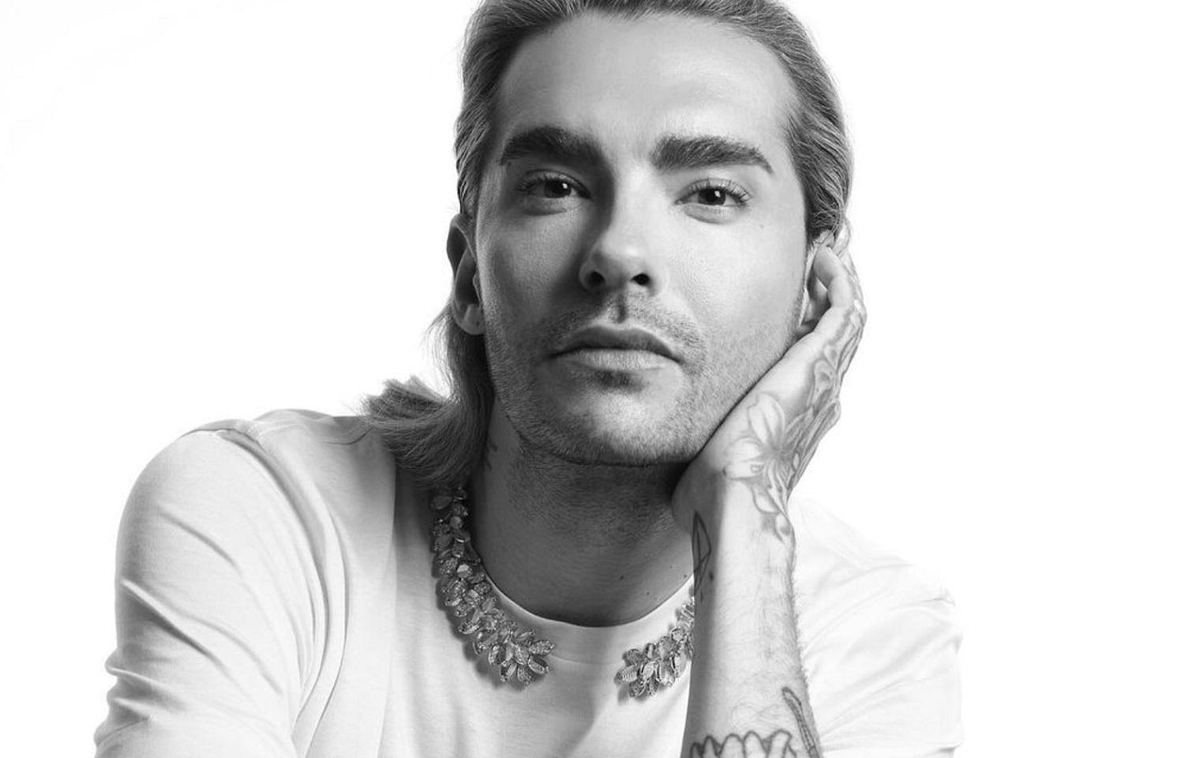 Schwarz-weiß Foto von Bill Kaulitz