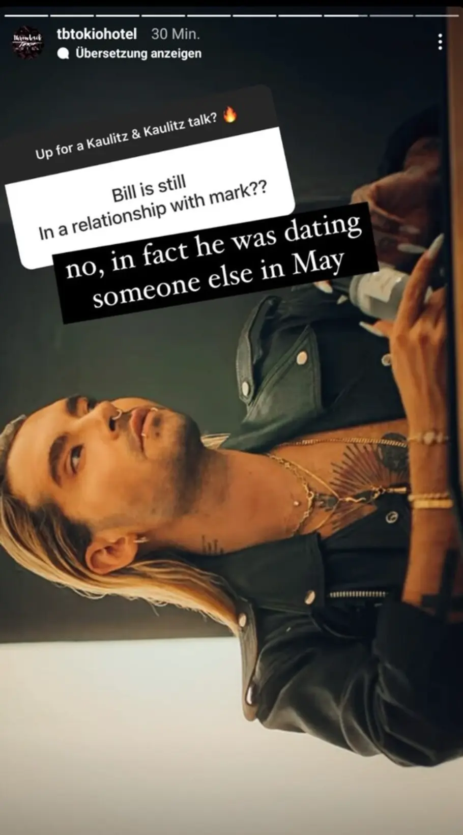 Bill Kaulitz: Was geht mit Marc Eggers? Antwort im Q&A