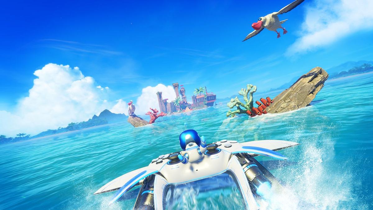 Astro Bot DualSense Landung auf PS5
