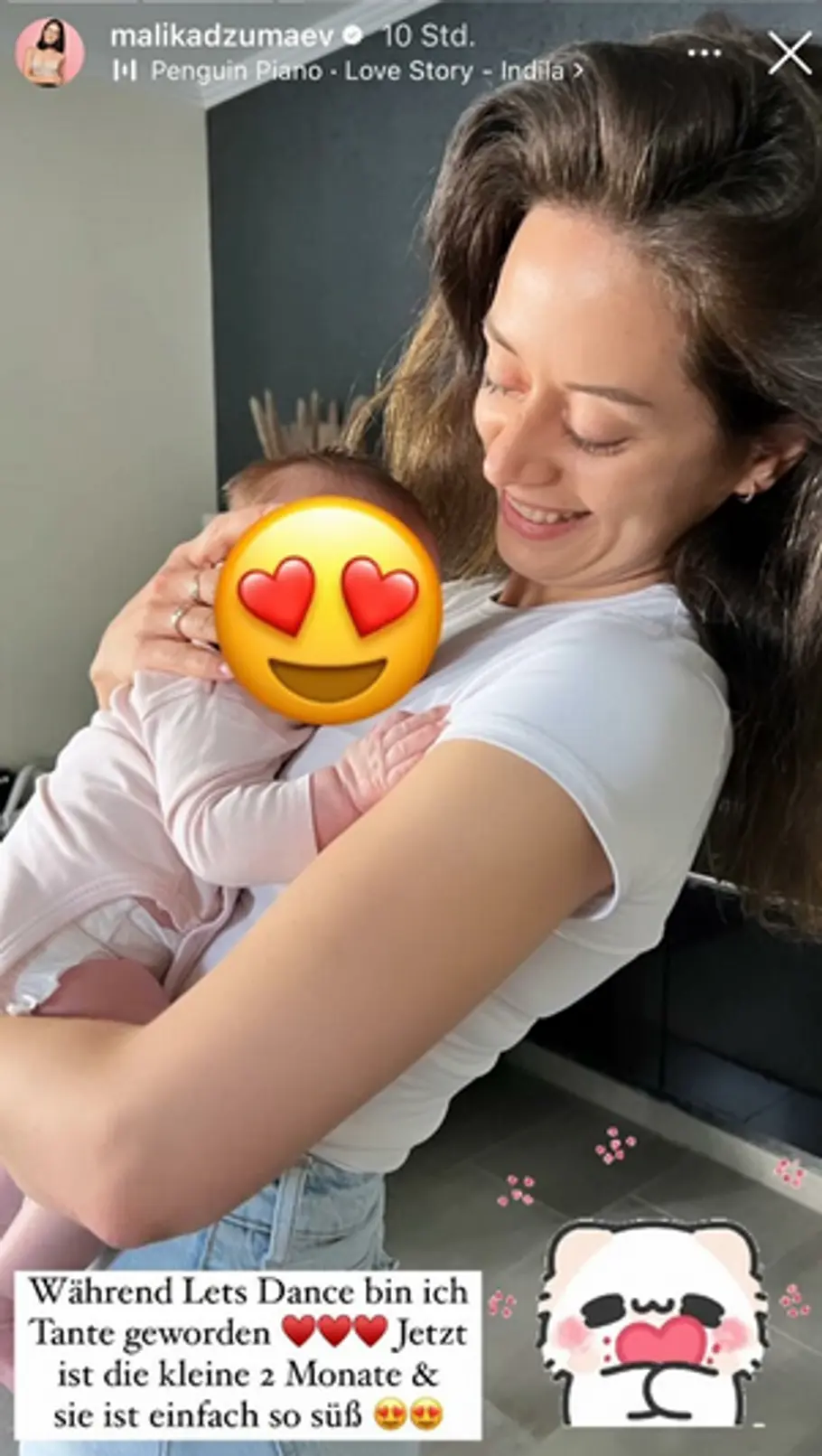 Malika Dzumaev  ist Tante!
