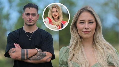 Max, Luisa und Melina posieren für die vergangene Staffel Prominent getrennt - Foto: Collage: RTL