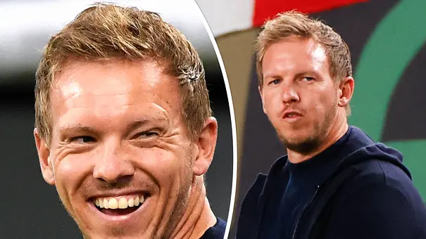 Julian Nagelsmann Schönheits-OPs: Vorher-Nachher-Bilder - Foto: Imago images/Uwe Kraft und IMAGO/Icon Sportswire Julian Nagelsmann Schönheits-OPs: Vorher-Nachher-Bilder - Foto: Imago images/Uwe Kraft und IMAGO/Icon Sportswire