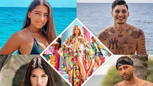 Live Island VIP (2024): Jill Lange, Aurelia Lamprecht, Gigi Birofio, Yasin Mohamed und Sylvie Meis - Foto: RTL / Markus Hertrich / Magdalena Possert / RTLZWEI / Aurelia Lamprecht auf Instagram