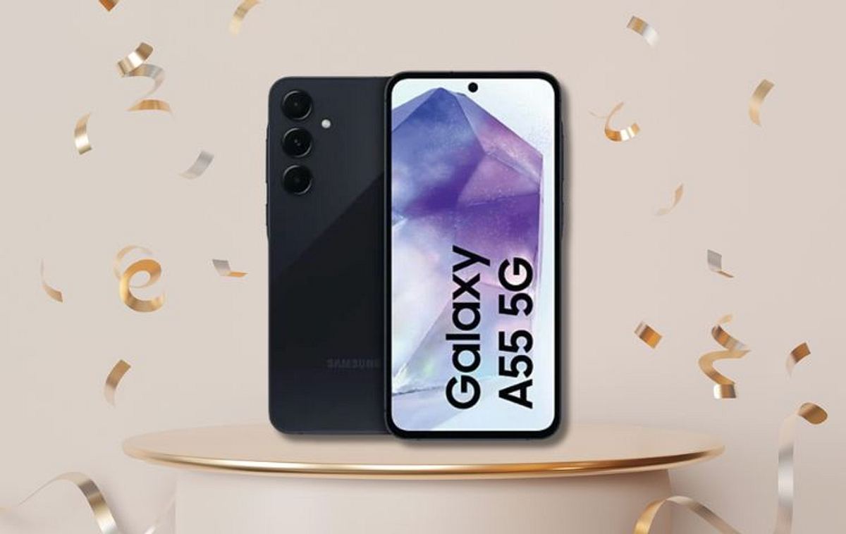 Samsung Galaxy A55 in Schwarz
