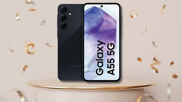 Samsung Galaxy A55 in Schwarz - Foto: TVM/PR