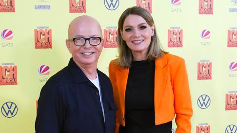 Oliver Rohrbeck und Martina Hill beim Fan-Screening des Animationsfiims Ich - Einfach unverbesserlich 4 - Foto: IMAGO / Future Image