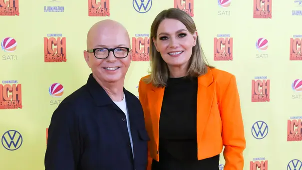 Martina Hill und Oliver Rohrbeck und beim Fan-Screening des Animationsfiims „Ich einfach unverbesserlich“ - Foto: IMAGO / Future Image Martina Hill und Oliver Rohrbeck und beim Fan-Screening des Animationsfiims „Ich einfach unverbesserlich“ - Foto: IMAGO / Future Image