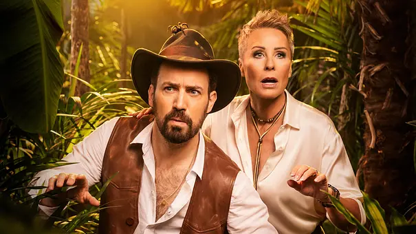 Dschungelcamp: Jan Köppen und Sonja Zietlow - Foto: RTL / Pascal Bünning