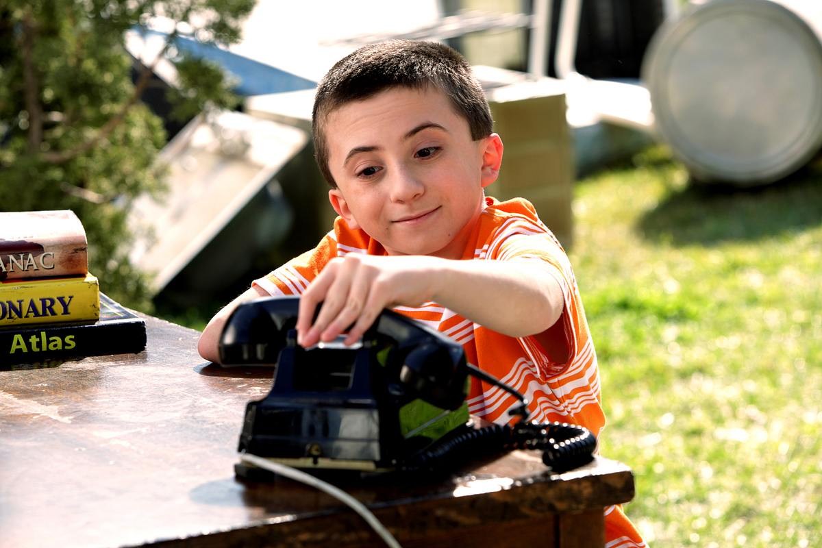 the middle