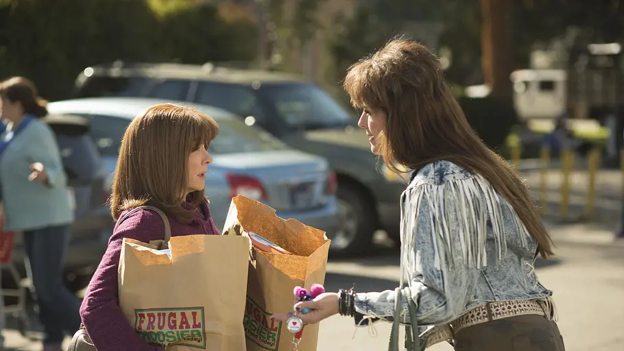 the middle