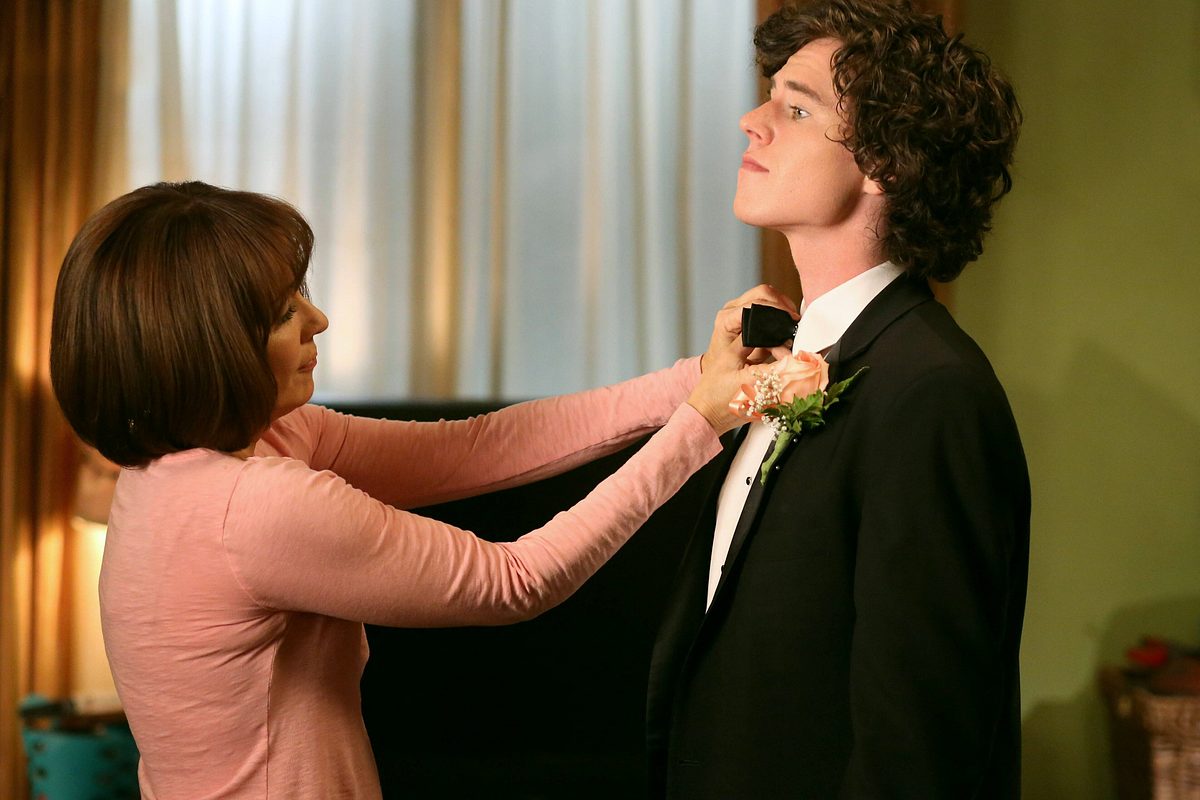 the middle