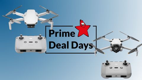 DJI Drohnen neben dem TV Movie Schriftzug Prime Deal Days - Foto: Amazon/TVMovie
