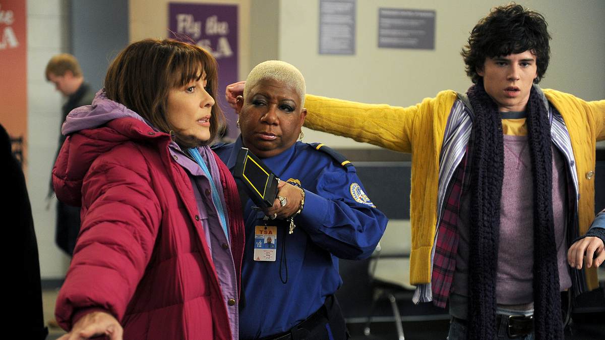 the middle