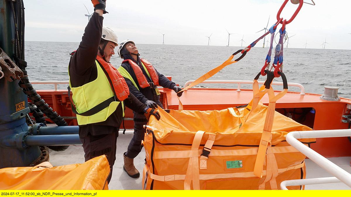 zwischen windrad und wellen - mit dem offshore-wartungsschiff auf der nordsee