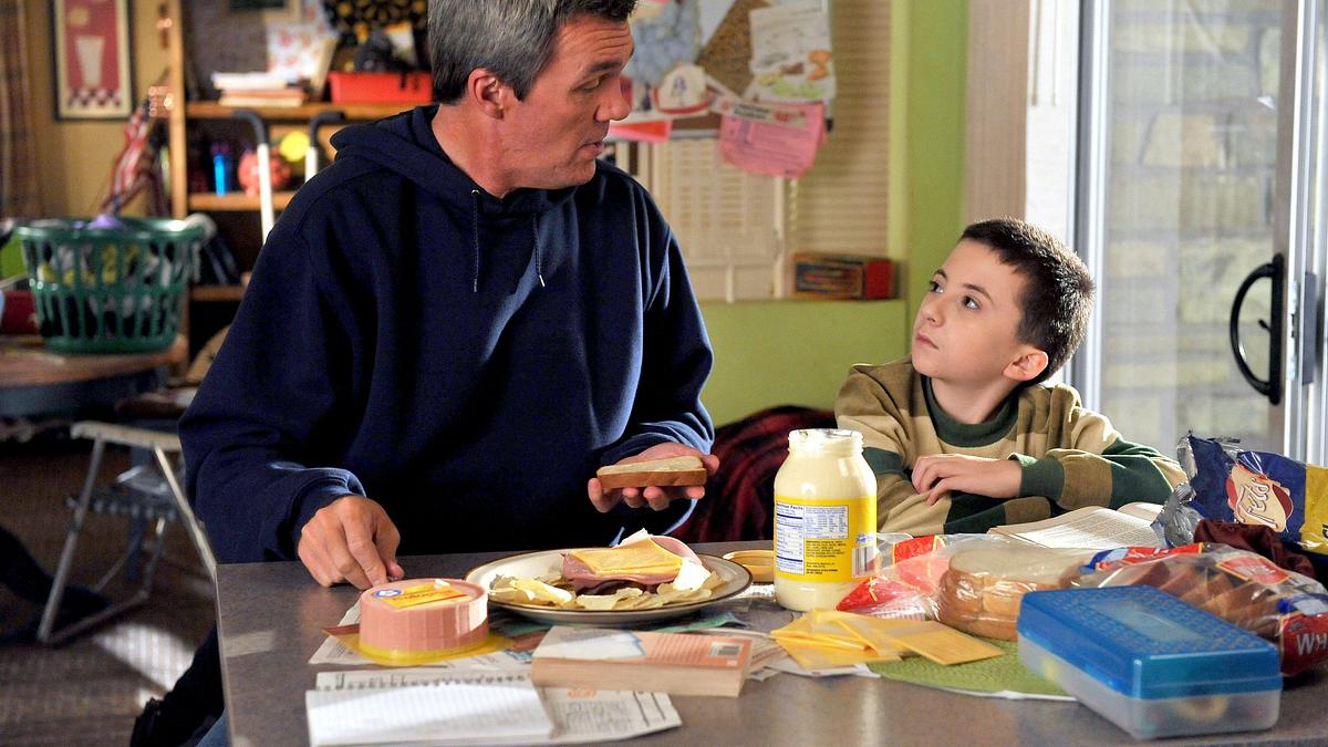 the middle