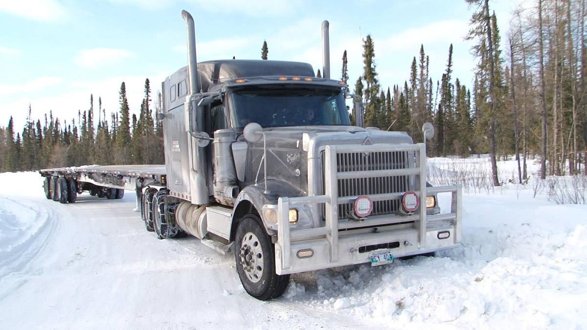 ice road truckers - gefahr auf dem eis