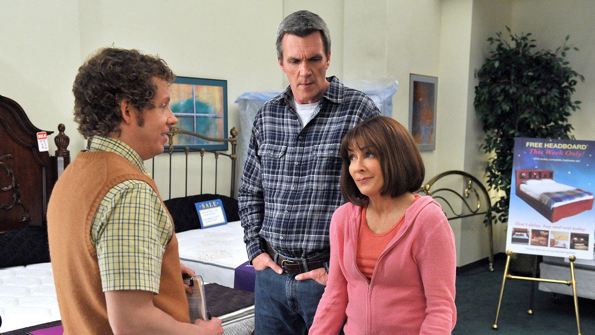the middle