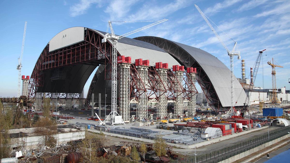der sarkophag - die neue schutzhülle für tschernobyl
