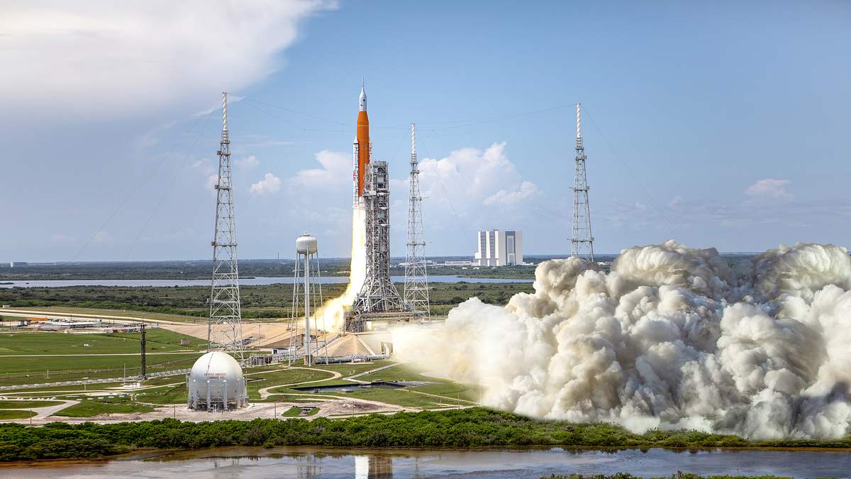 die mega-rakete der nasa