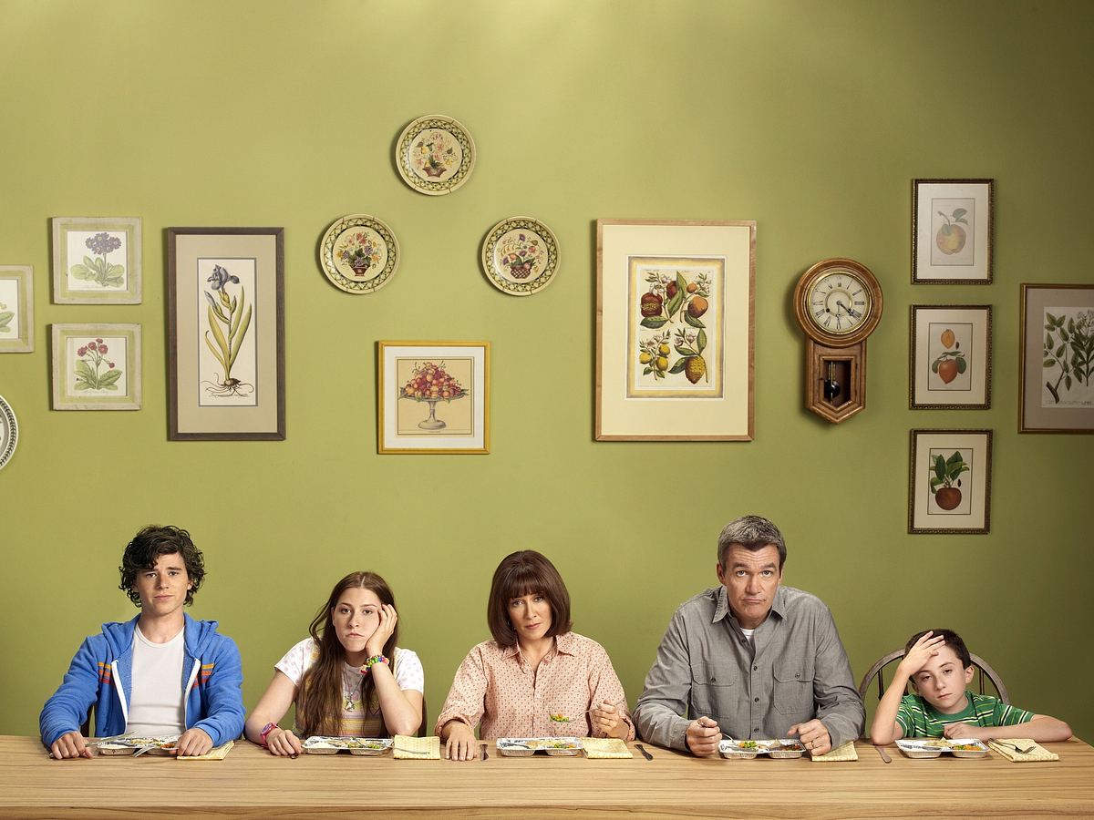 the middle