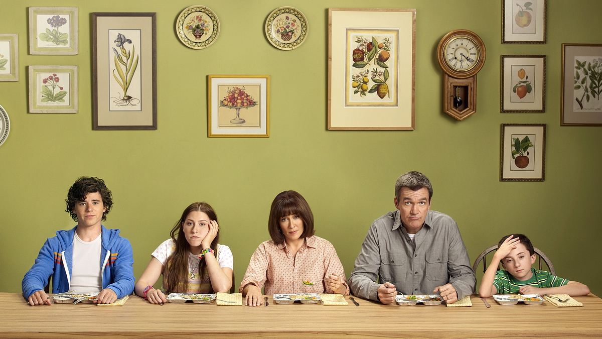 the middle