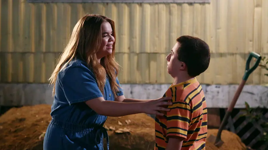 the middle