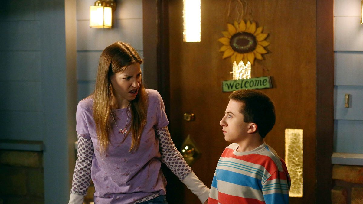 the middle