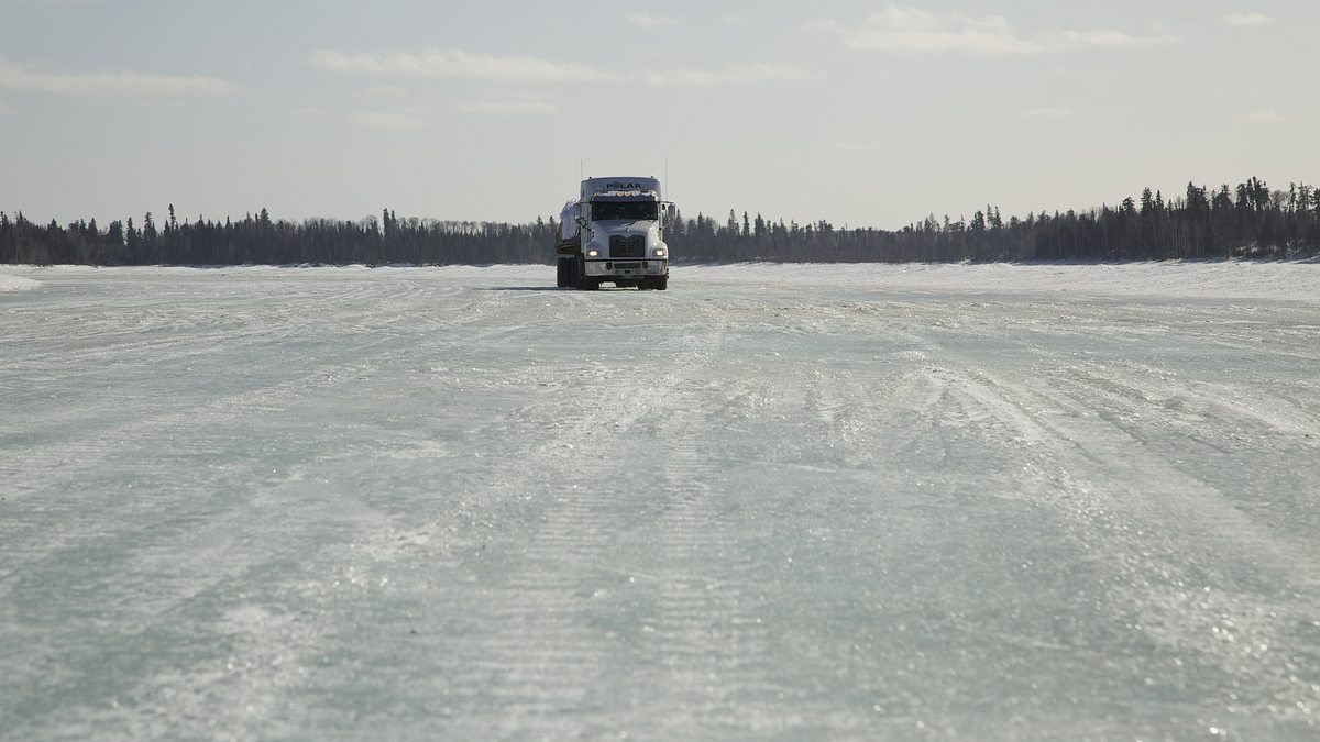 ice road truckers - gefahr auf dem eis