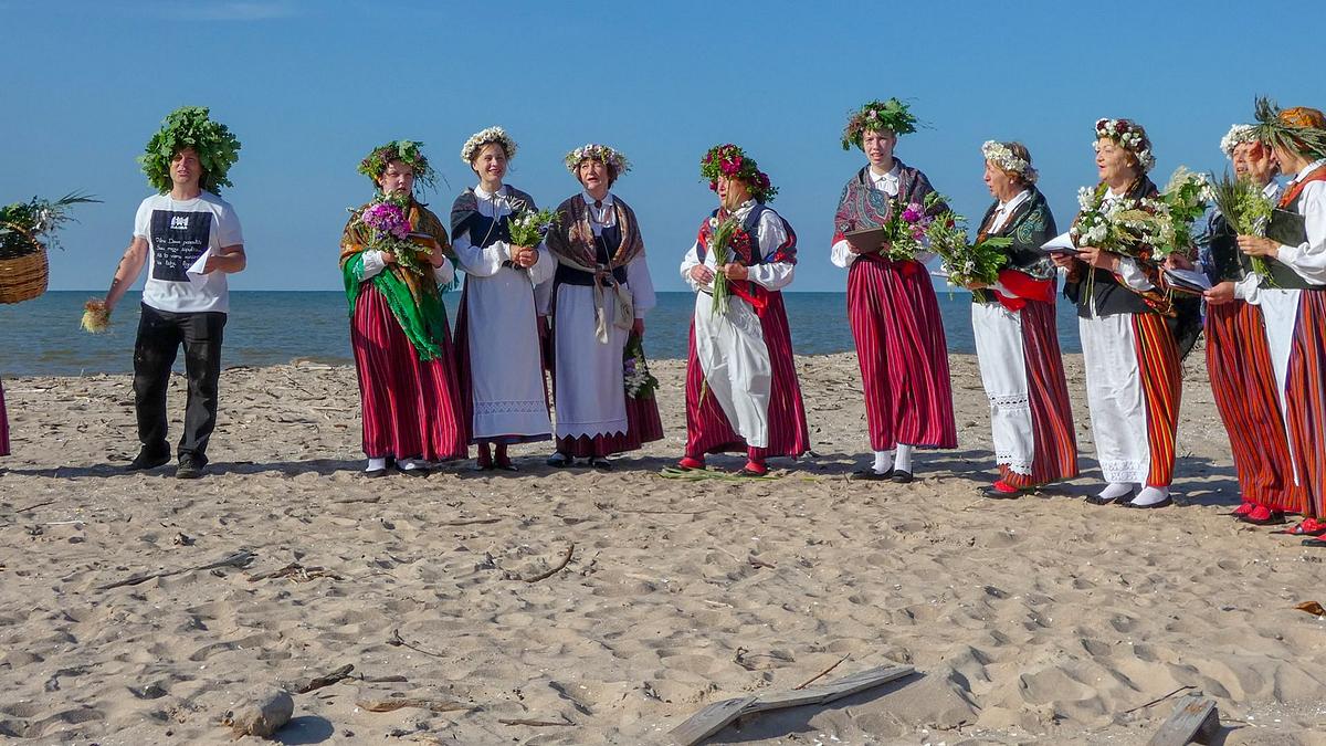 lettlands weiße küste - vom zauber einer sommernacht