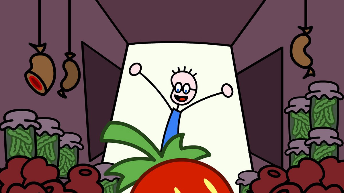 tom und das erdbeermarmeladebrot mit honig