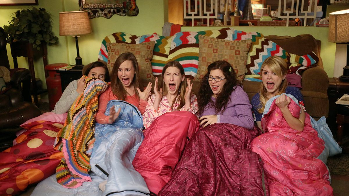 the middle
