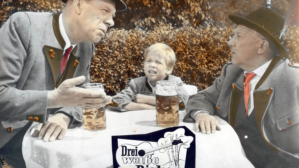 drei weiße birken
