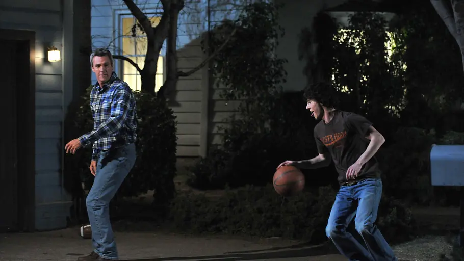 the middle