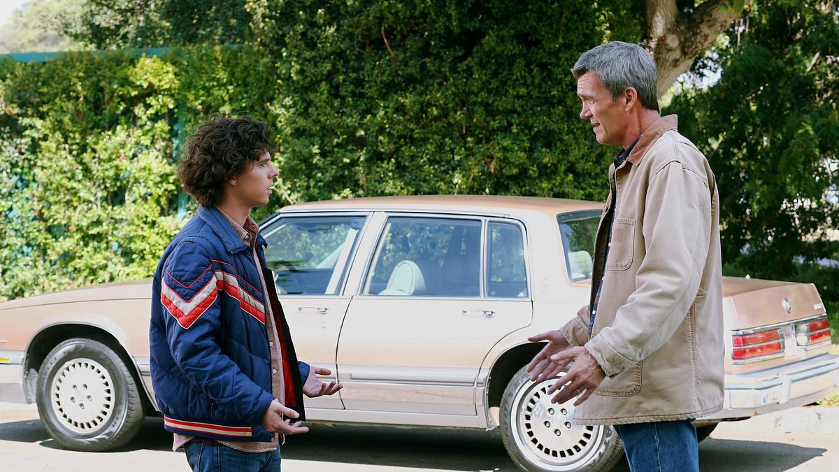 the middle
