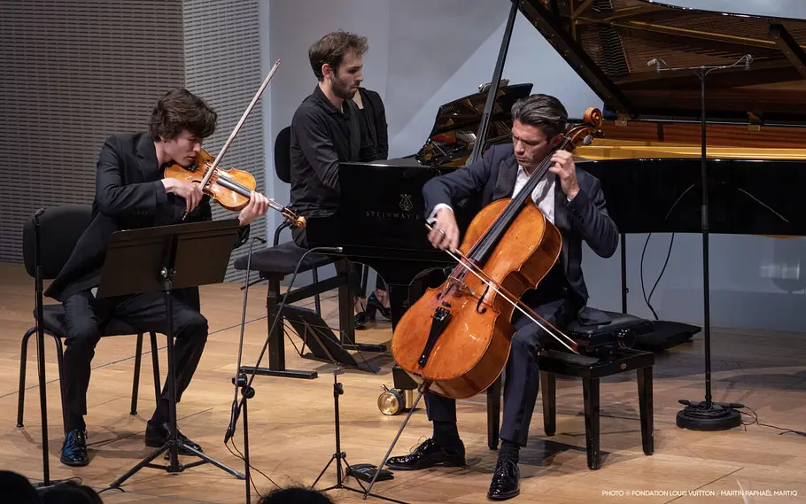 A. Kantorow, D. Lozakovich, G. Capuçon: Mendelssohn, Brahms Fondation Louis Vuitton a. kantorow, d. lozakovich, g. capuçon: mendelssohn, brahms fondation louis vuitton