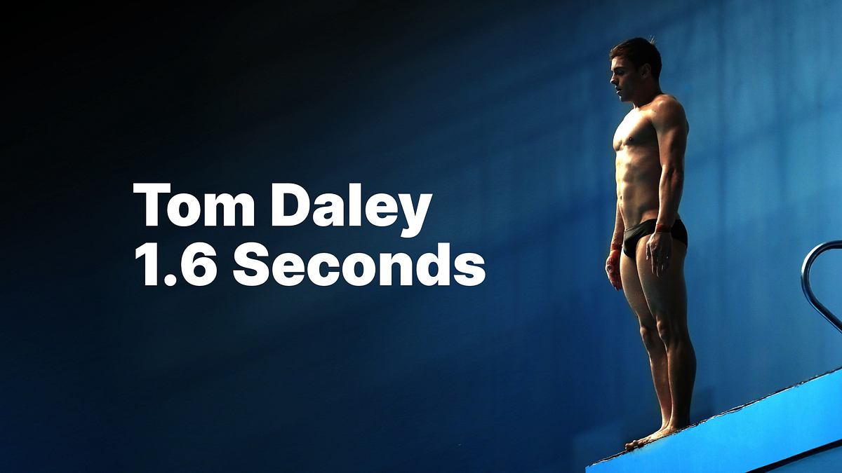 tom daley: 1,6 sekunden