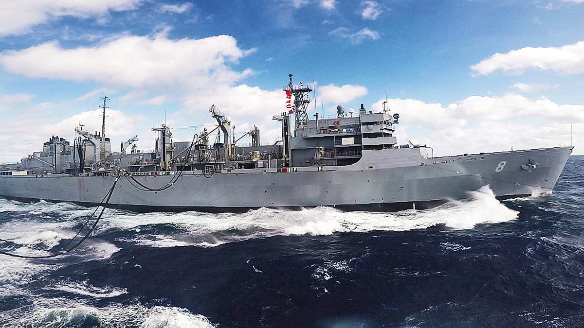 carrier strike group 8 - manöver auf hoher see