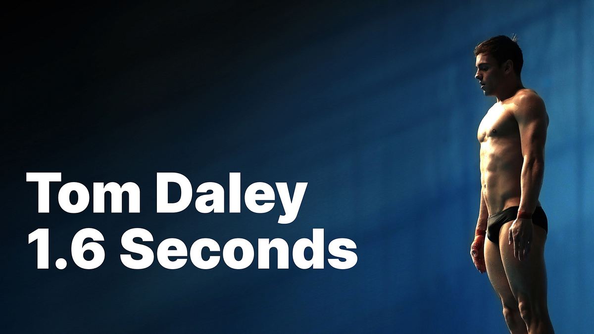 tom daley: 1,6 sekunden