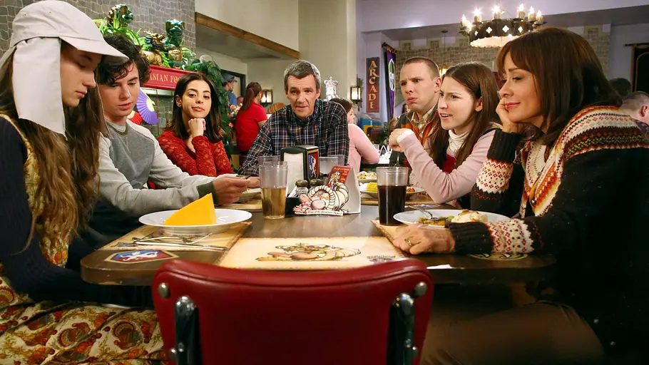 the middle