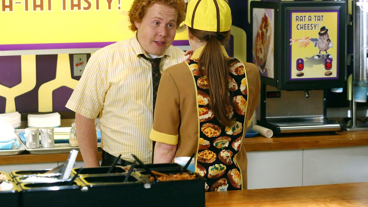 the middle