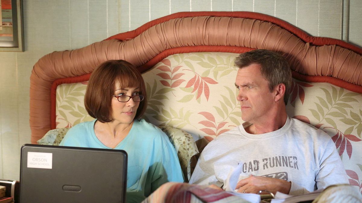 the middle