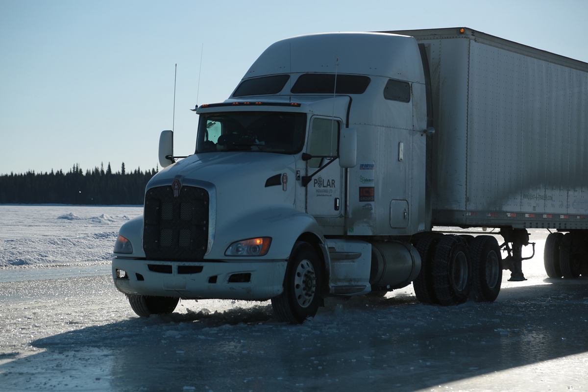 ice road truckers - gefahr auf dem eis
