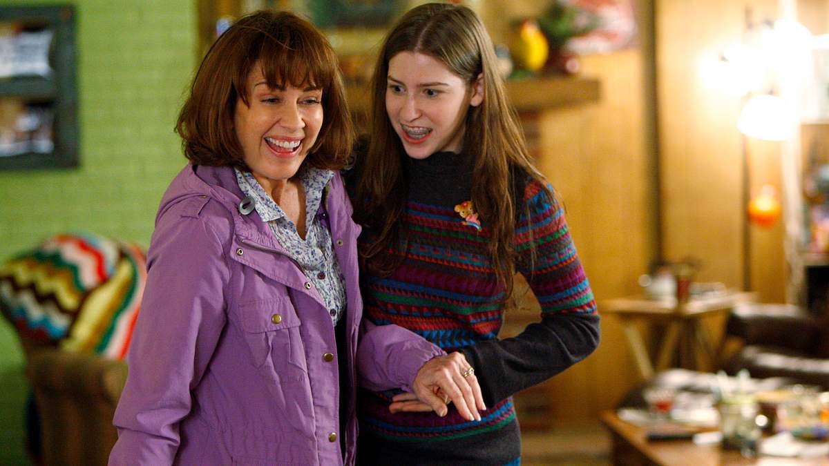 the middle