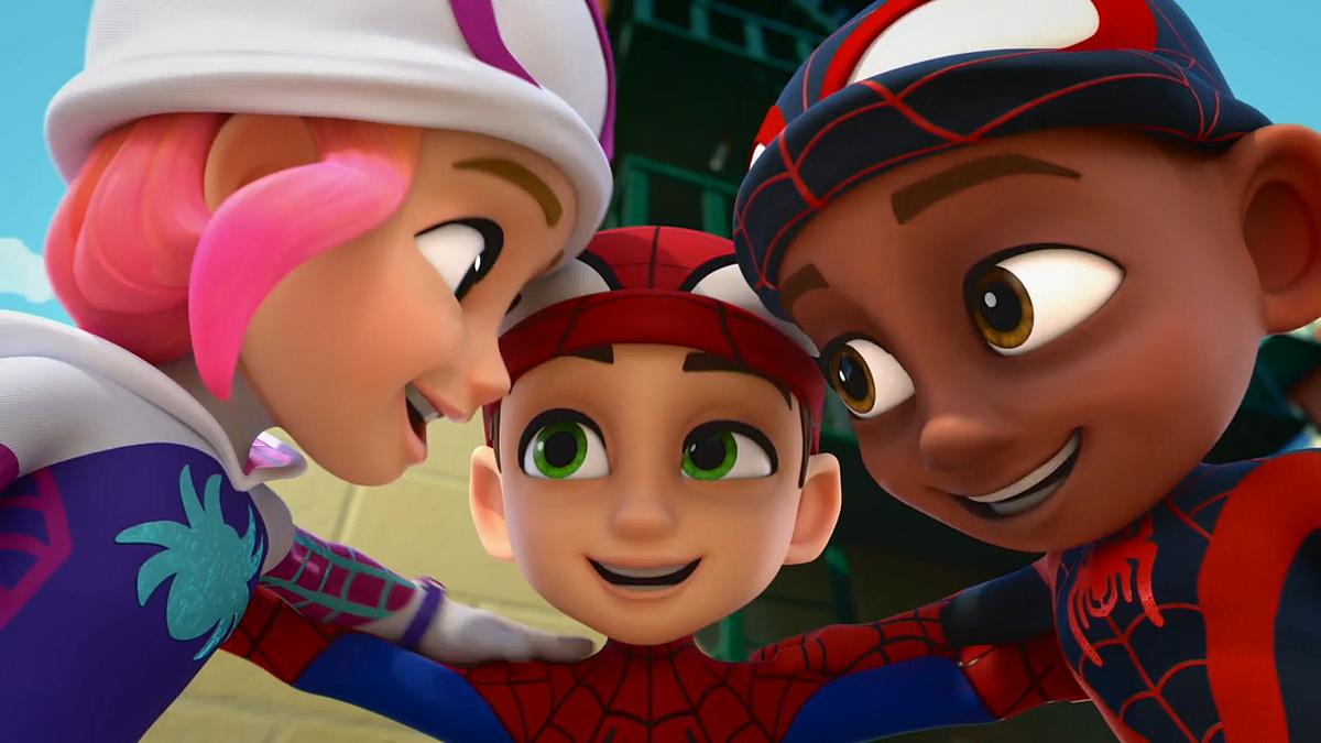 triff spidey und seine super-freunde