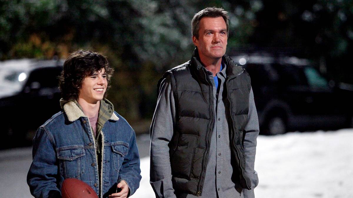 the middle