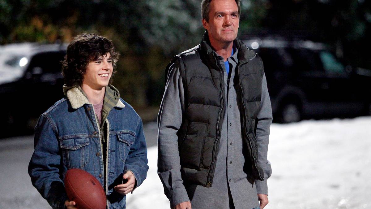 the middle