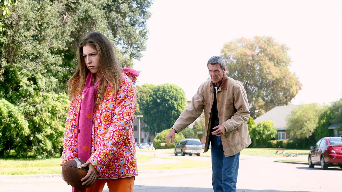 the middle