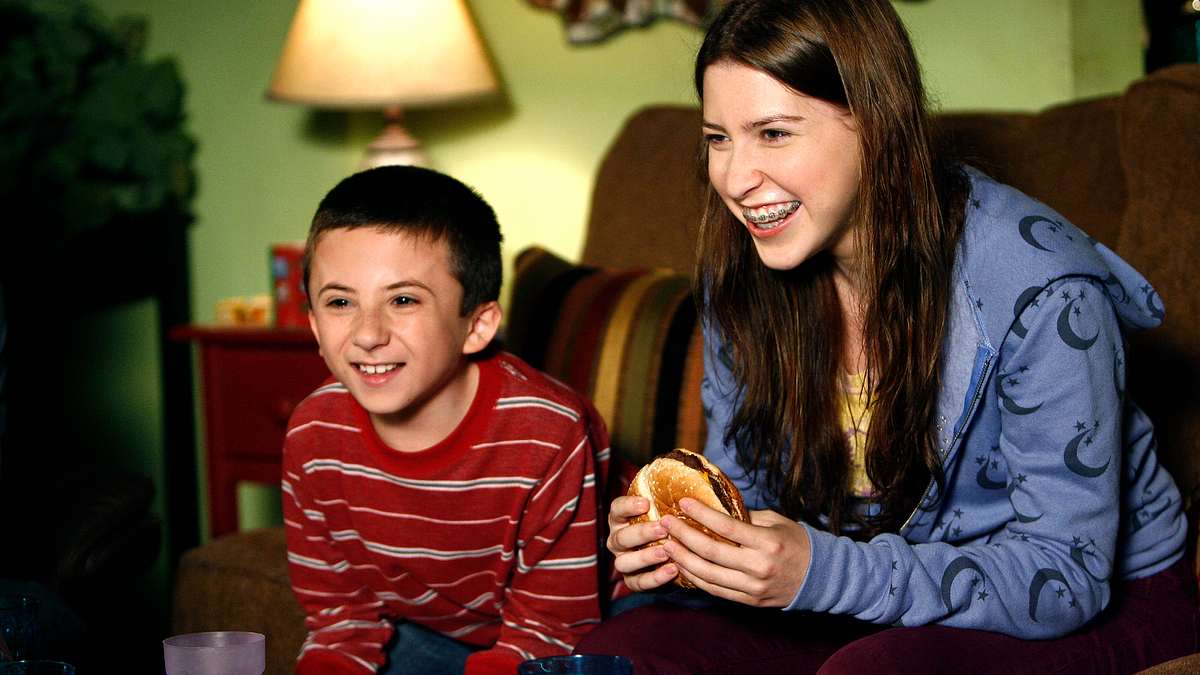 the middle